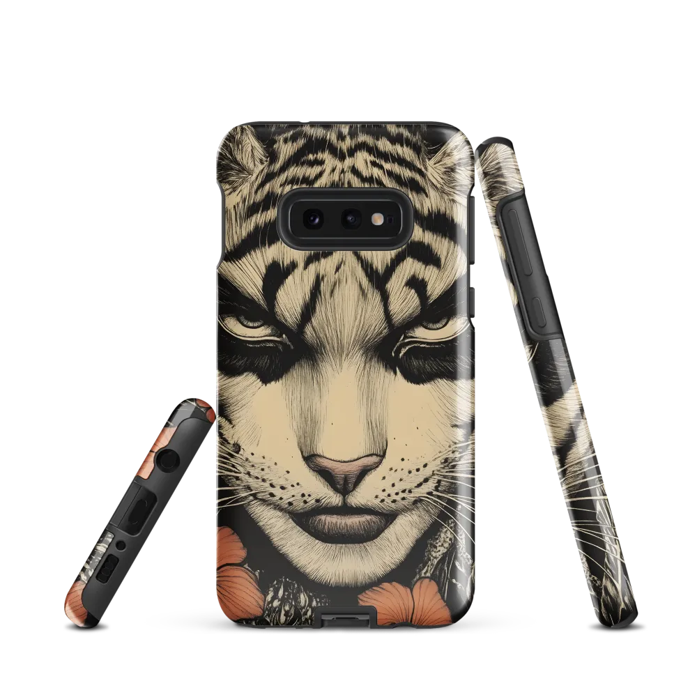 Feline Majesty: The Human-Leopard Connection | Phone Case |  S10e | Tough Case | Glossy