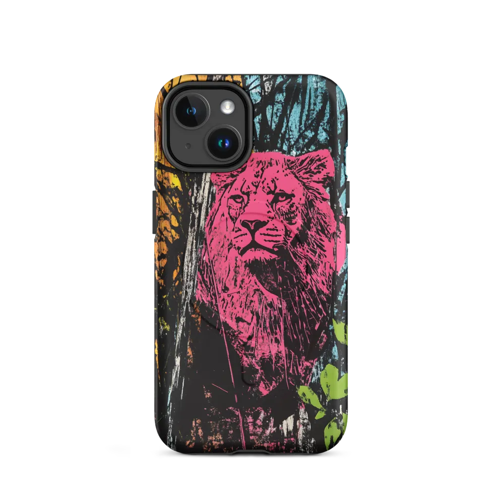 Fierce Vibrance: The Pink Lion