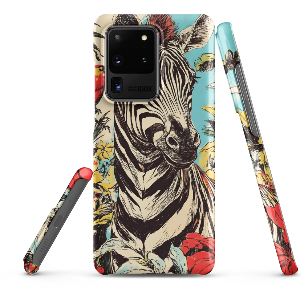 Zebra in Tropical Reverie