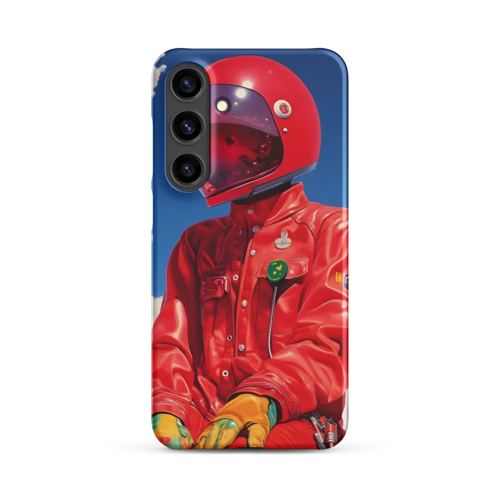 Astronaut in Crimson