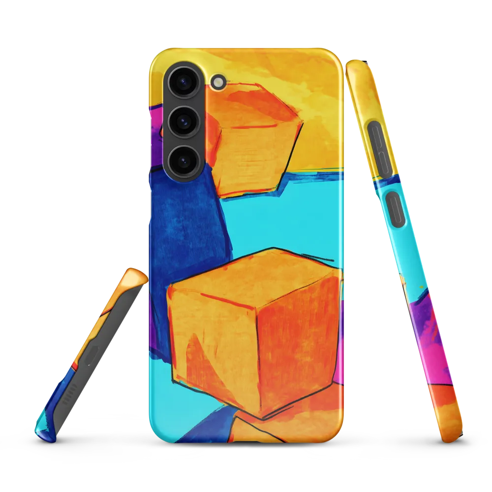 Playful Cubes in Vibrant Harmony