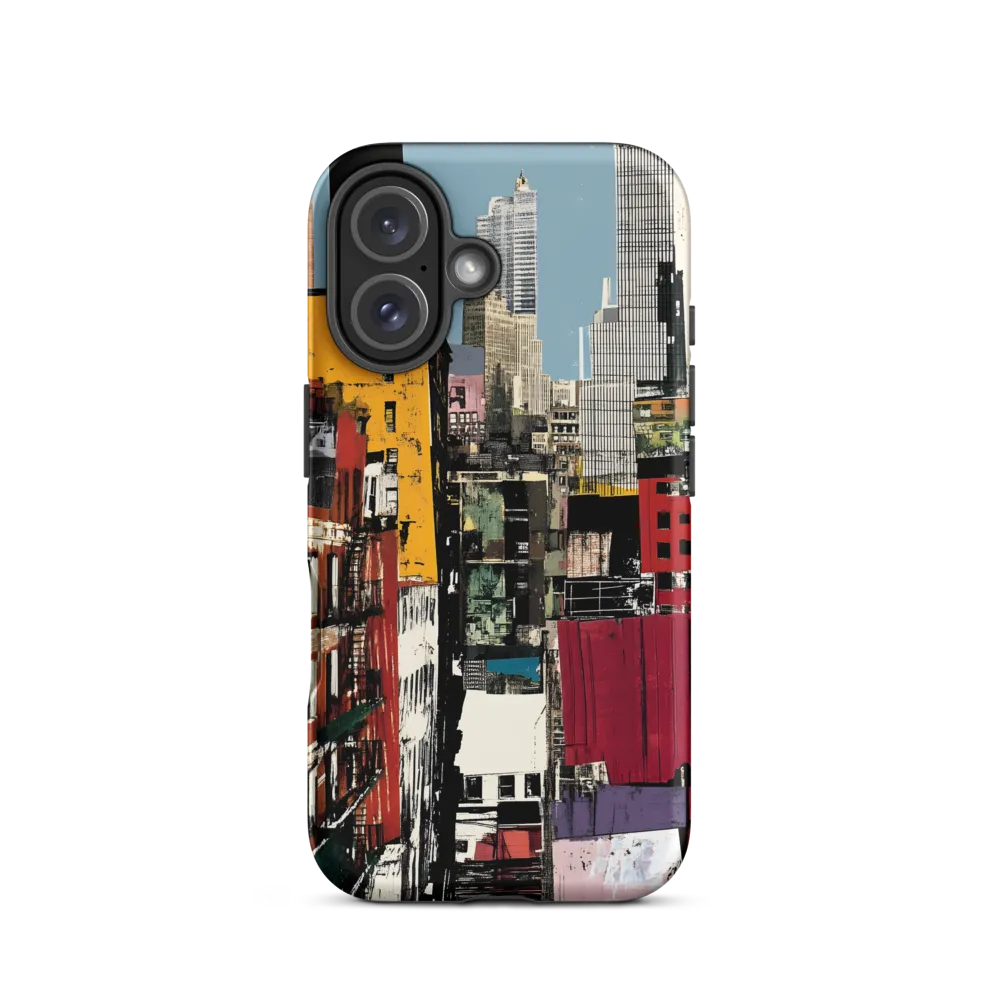 Urban Collage: A Vivid Cityscape | Phone Case