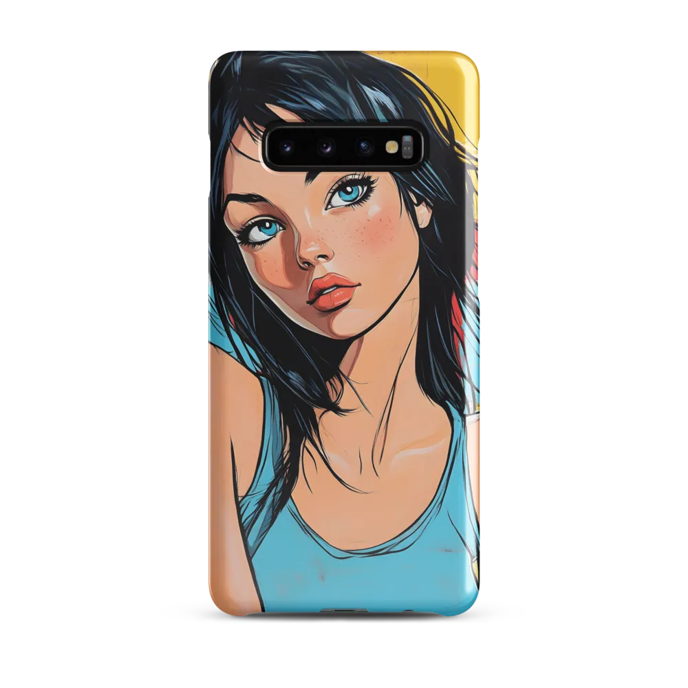 Vibrant Portrait of Modern Youth | Phone Case |  S10 Plus | Snap Case | Glossy