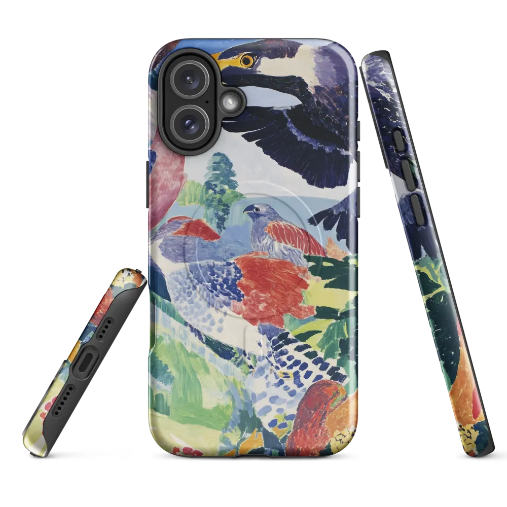 Symphony of Birds | Phone Case |  16 Plus | MagSafe® Tough Case | Glossy