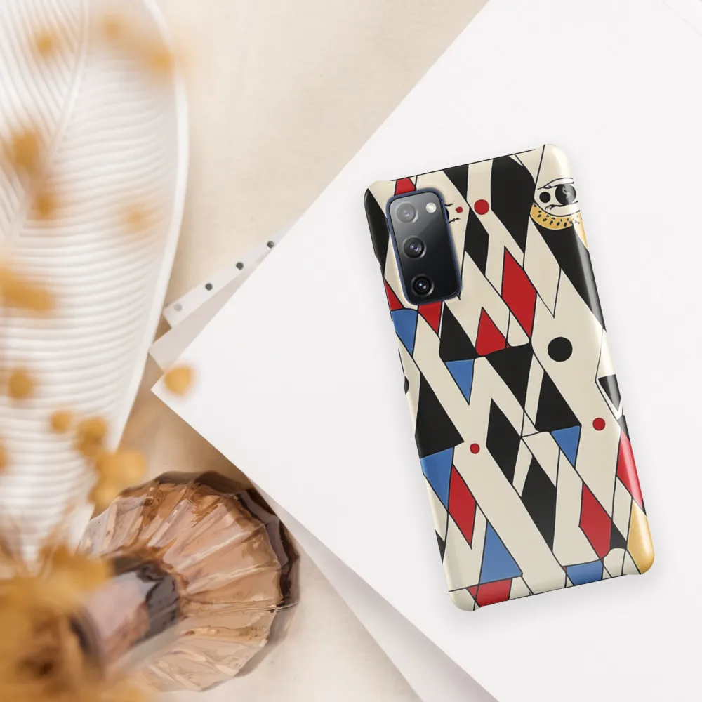 Dynamic Geometric Symphony | Phone Case |  S20 FE | Snap Case | Glossy