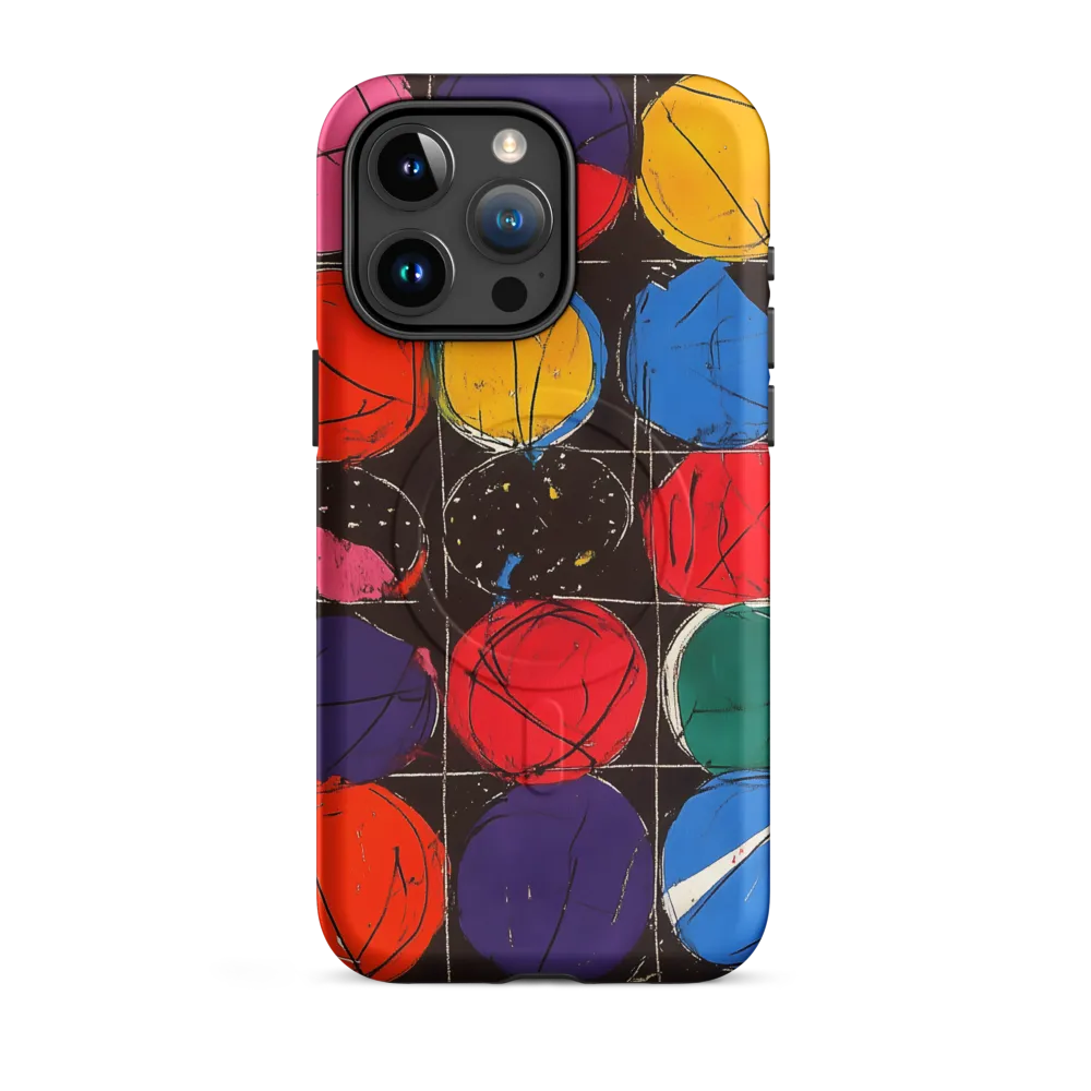 Colorful Circles in Abstract Harmony