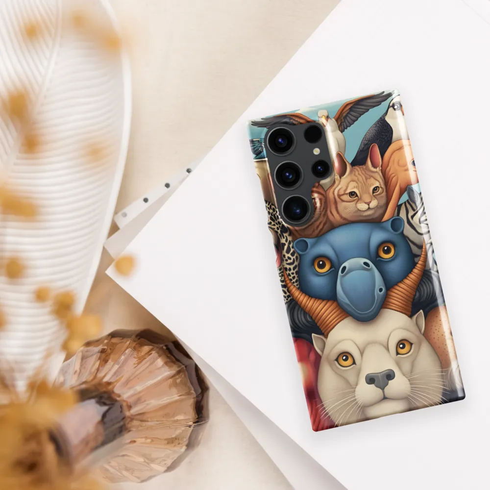 Harmonious Echoes of Wildlife | Phone Case |  S23 Ultra | Snap Case | Glossy