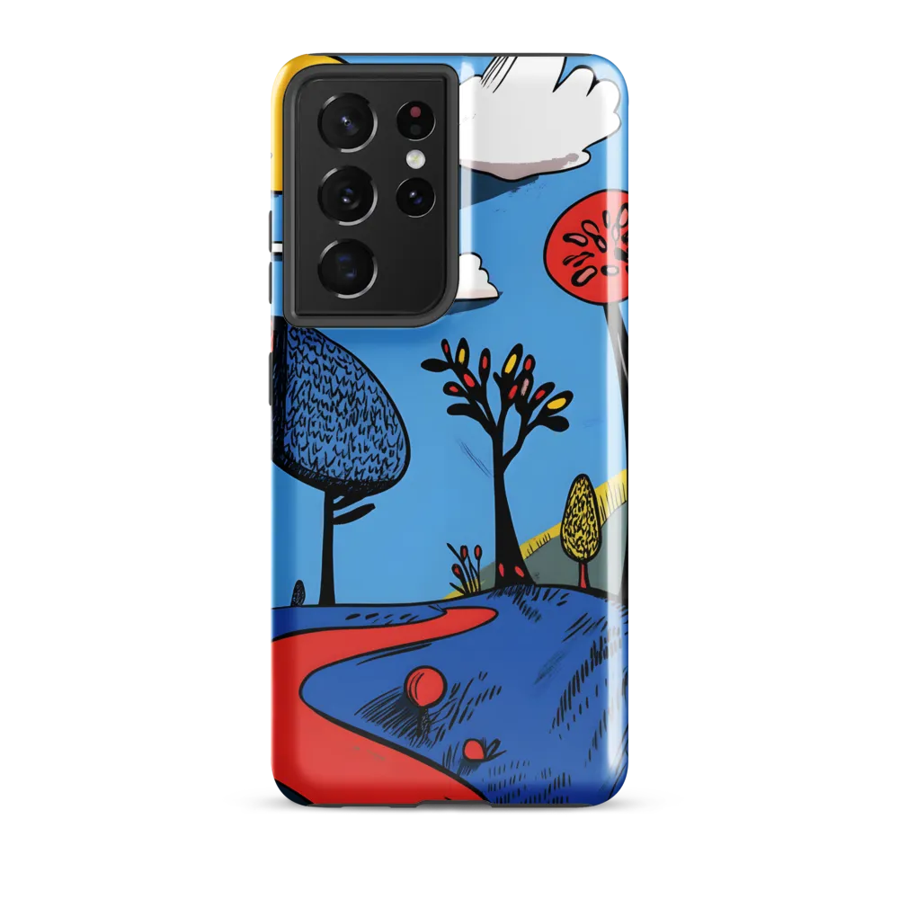 A Playful Journey Through Whimsical Woods | Phone Case |  S21 Ultra | Tough Case | Glossy