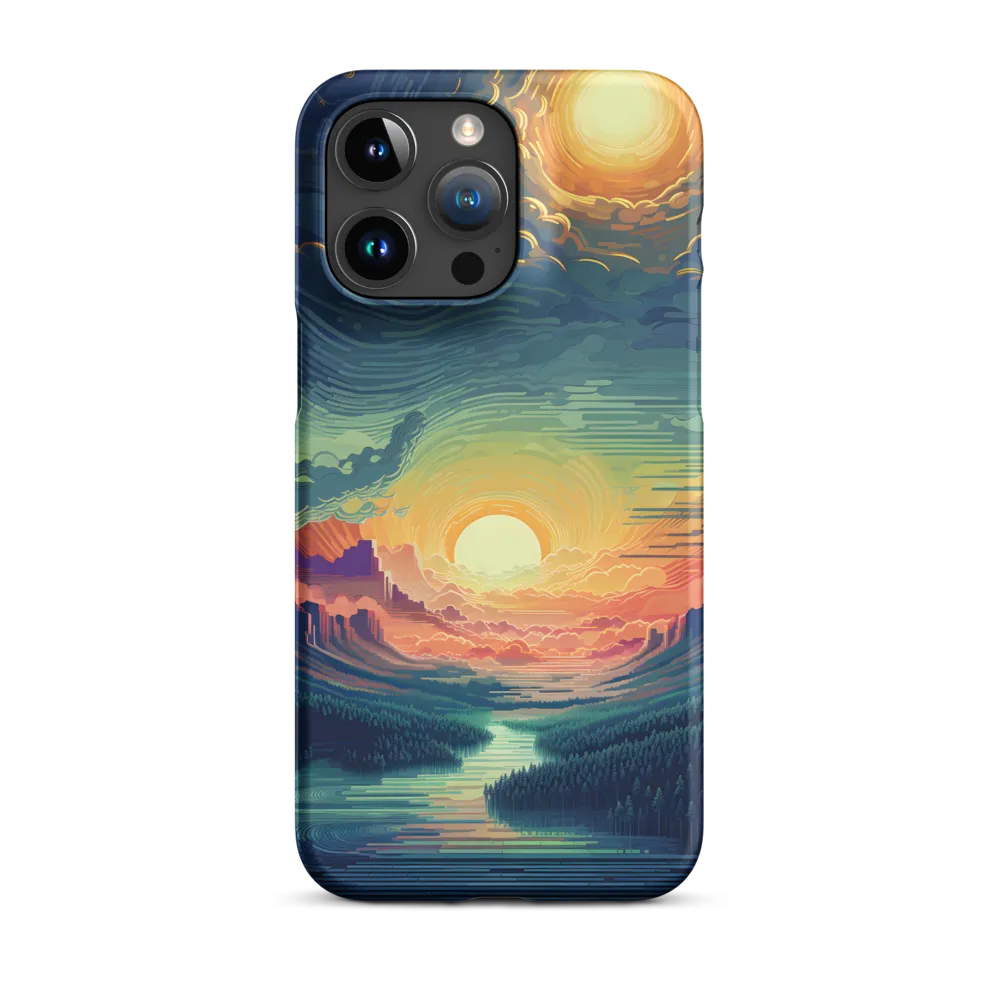 Elysium at Dusk | Phone Case |  15 Pro Max | Snap Case | Matte