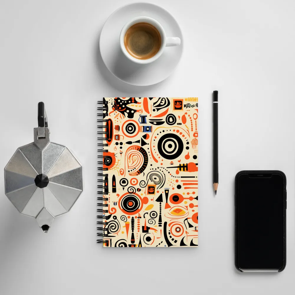 Rhythms of Geometry | Spiral Notebook