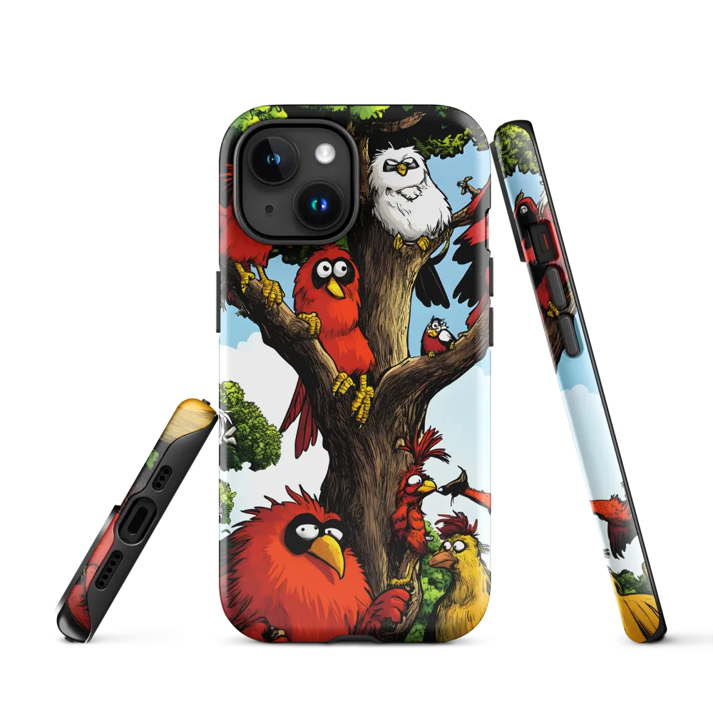 Whimsical Avian Gathering