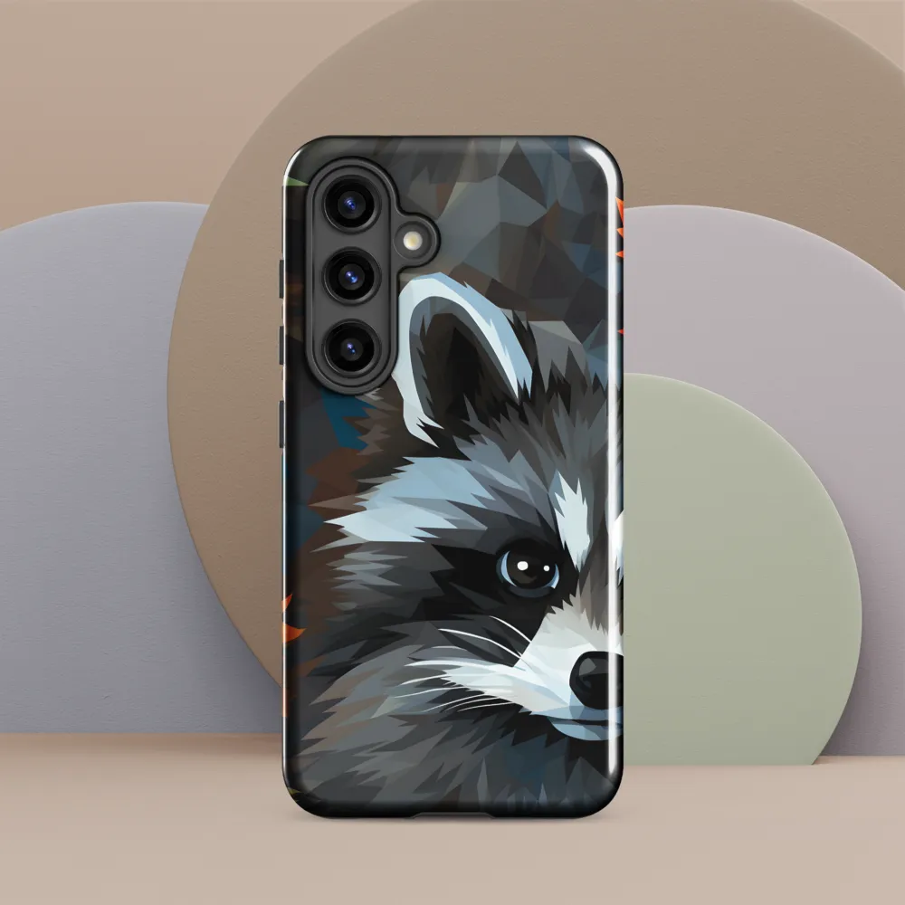 Whispers of Autumn: The Raccoon's Gaze