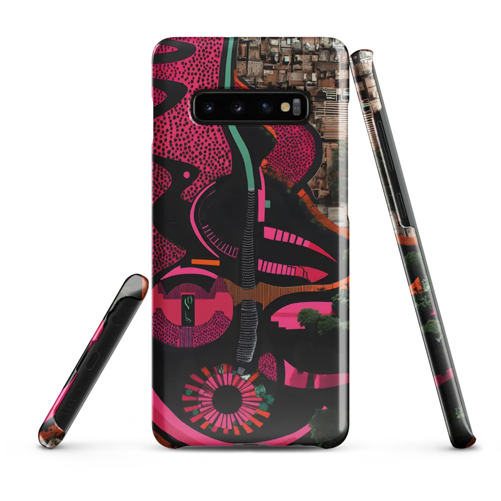 Urban Symphony in Pink | Phone Case |  S10 Plus | Snap Case | Glossy