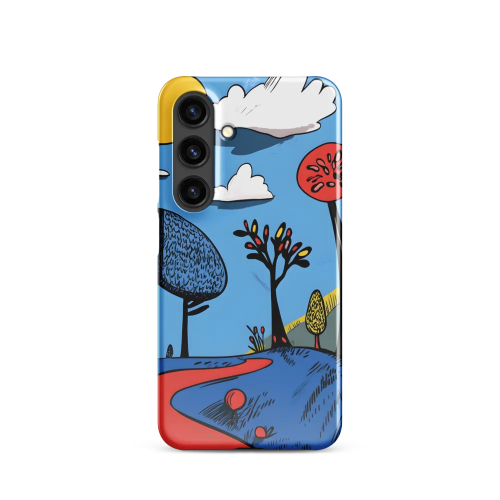Whimsical Pathways Through a Colorful Landscape