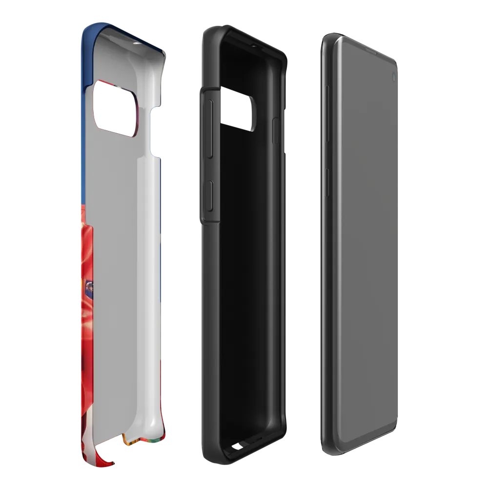 Astronaut in Crimson | Phone Case |  S10 Plus | Tough Case | Matte