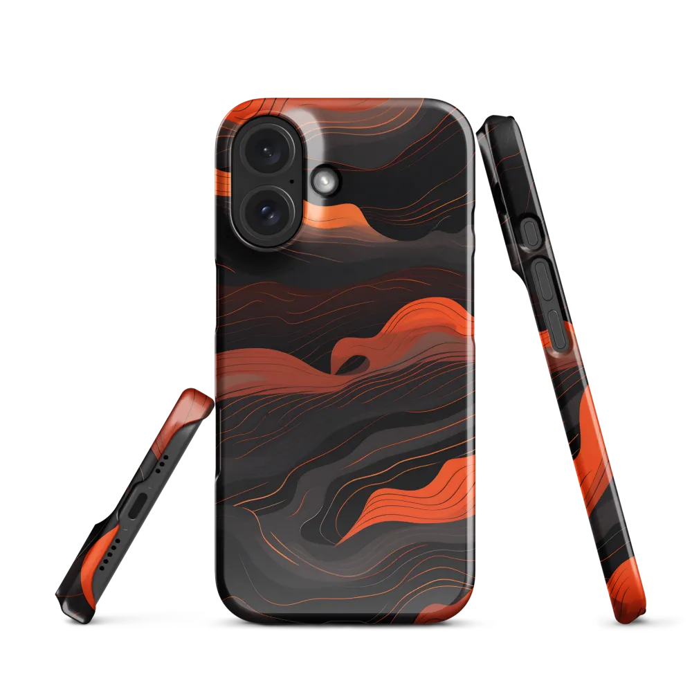 Dynamic Waves of Color | Phone Case |  16 | Snap Case | Glossy