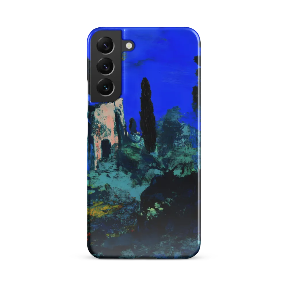 Moonlit Ruins with Cypress