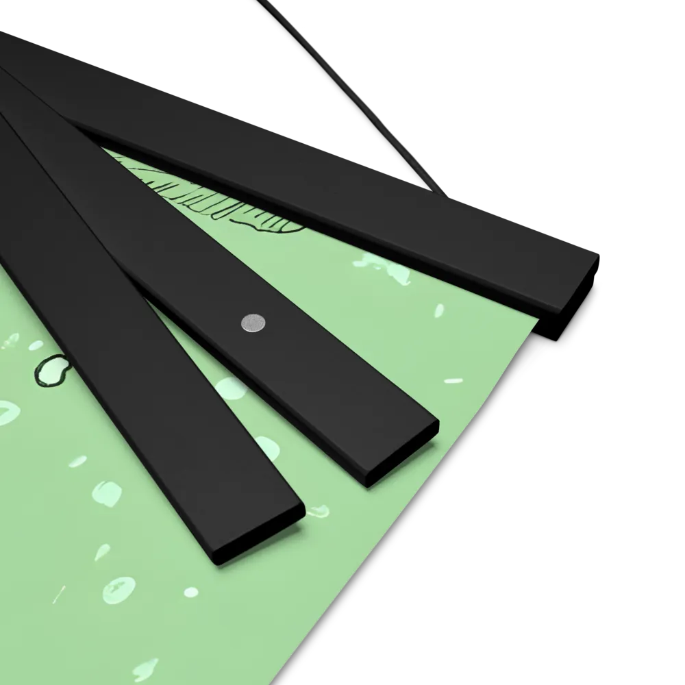 The Enigmatic Wizard | Poster With Black Wood Hanger | 16″×16″