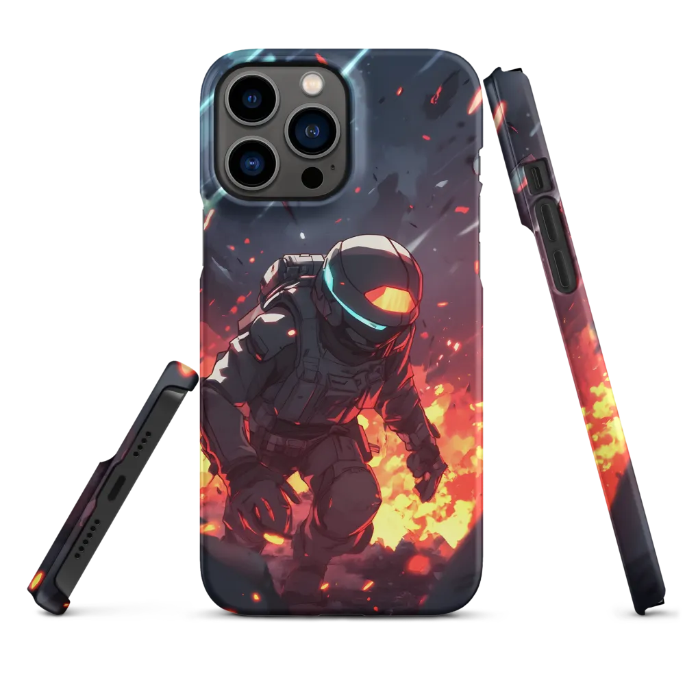 Astronaut Amidst Chaos | Phone Case |  13 Pro Max | Snap Case | Matte