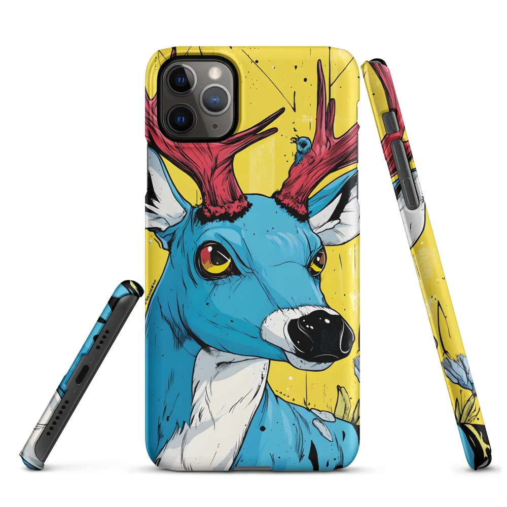 Vivid Antlers: A Modern Take on Nature