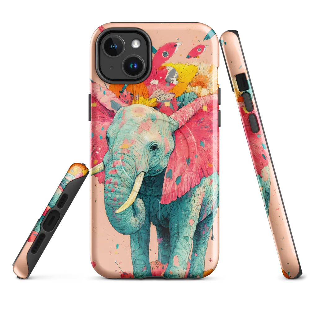 Whimsical Elegance: The Floral Elephant