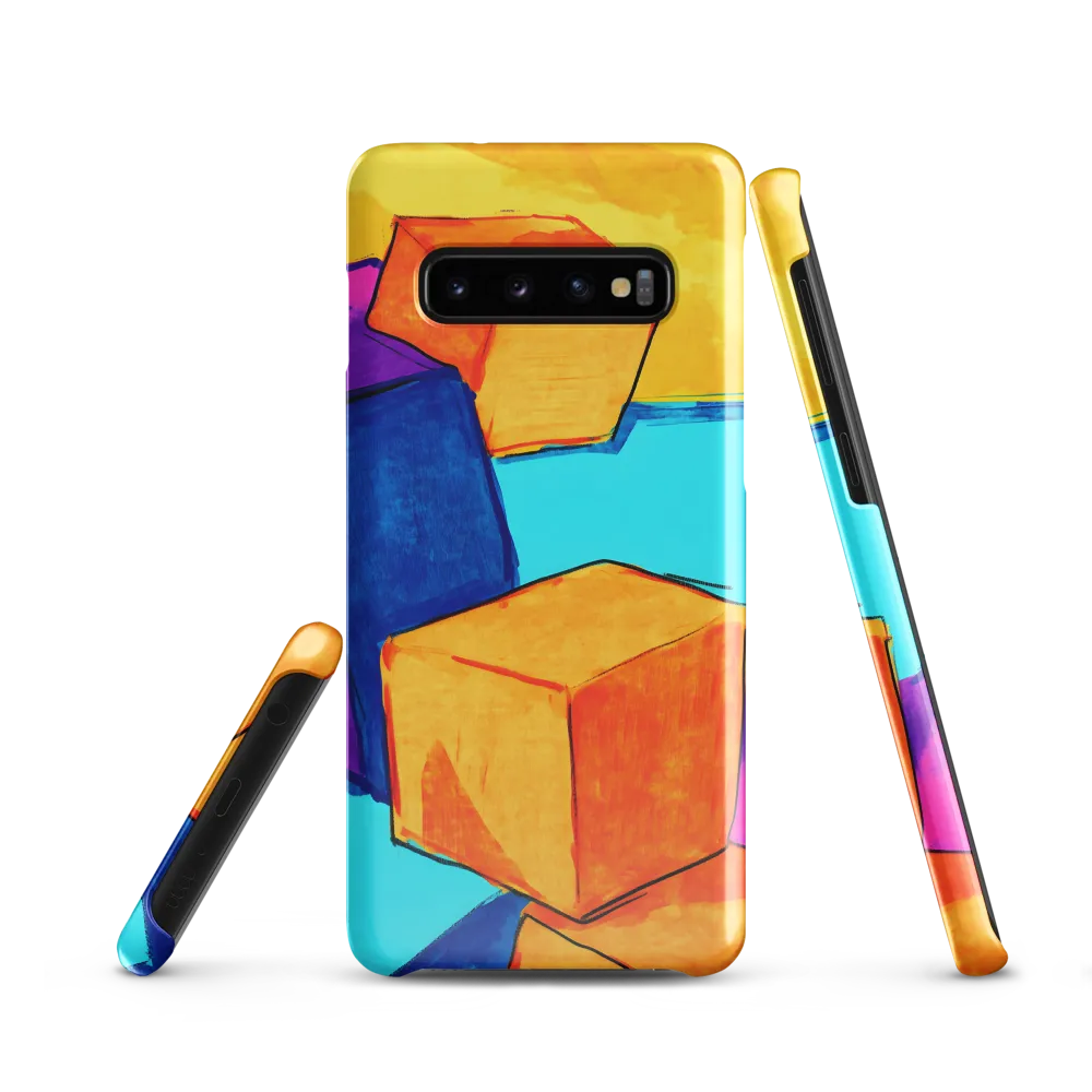 Playful Cubes in Vibrant Harmony