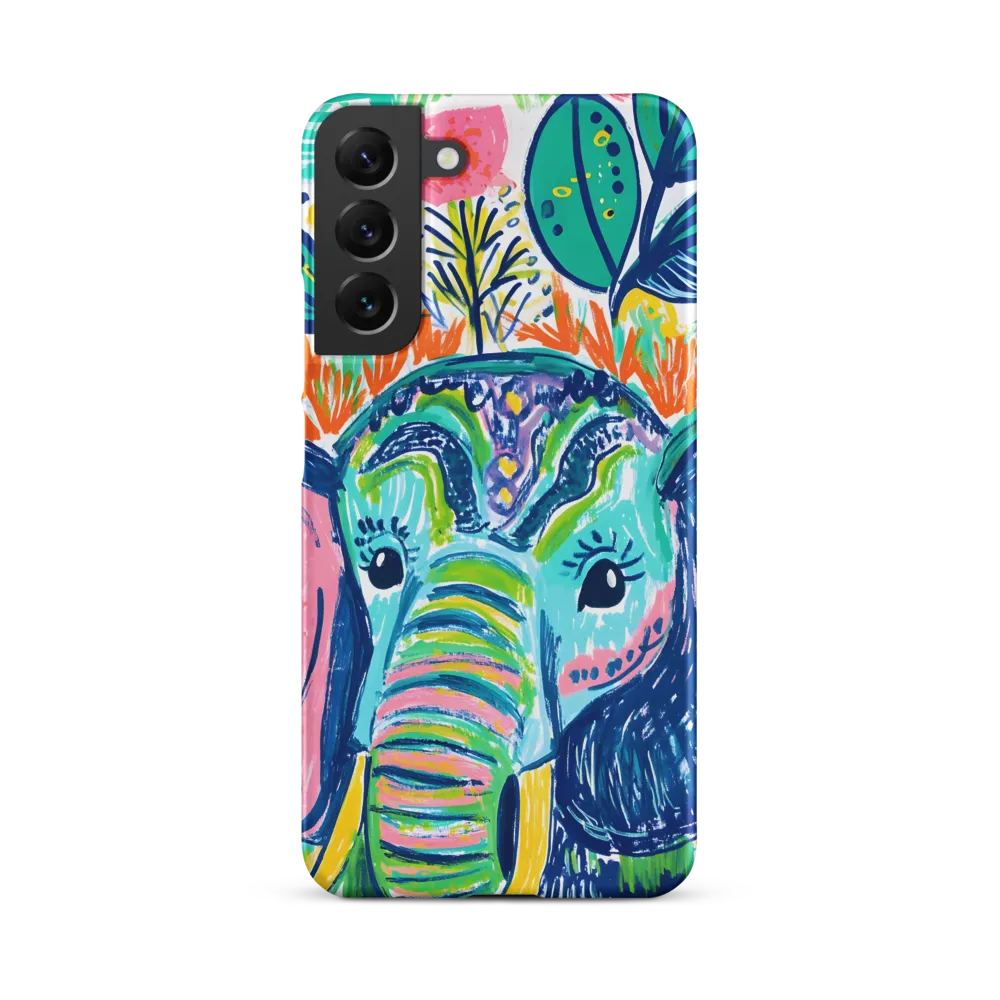 Whimsical Elephant Portrait | Phone Case |  S22 Plus | Snap Case | Matte