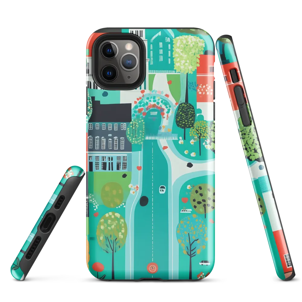 A Colorful Urban Symphony | Phone Case |  11 Pro Max | Tough Case | Glossy