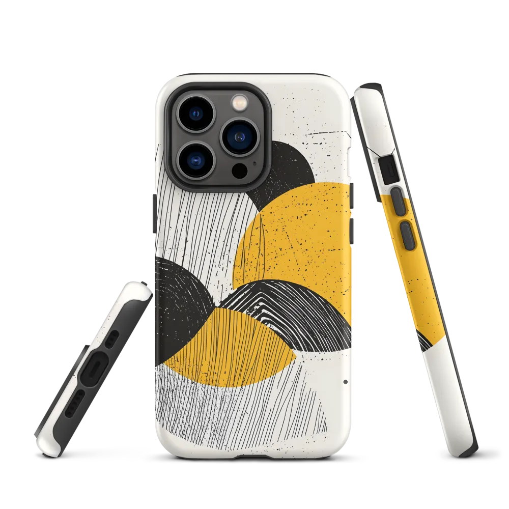 Dynamic Harmony in Black and Yellow