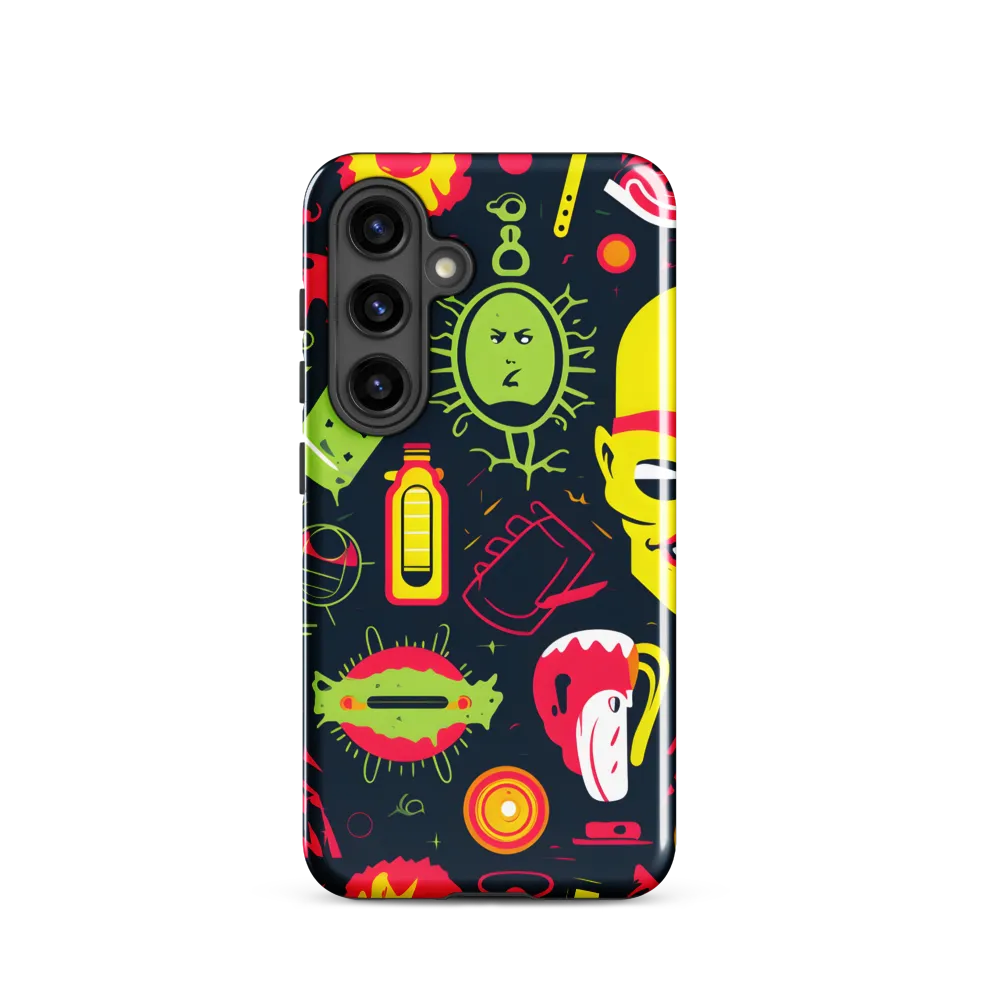 Neon Revelry: A Quirky Exploration of Modern Pop Art