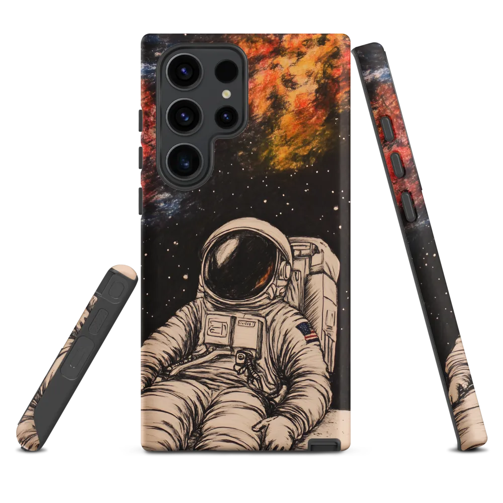 Solitude Among Stars | Phone Case |  S23 Ultra | Tough Case | Matte