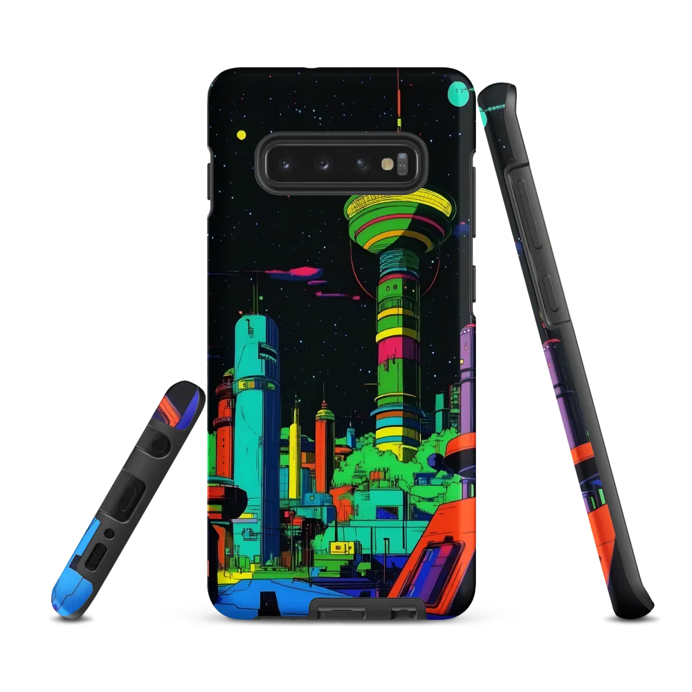 Neon Dreams: A Futuristic Cityscape