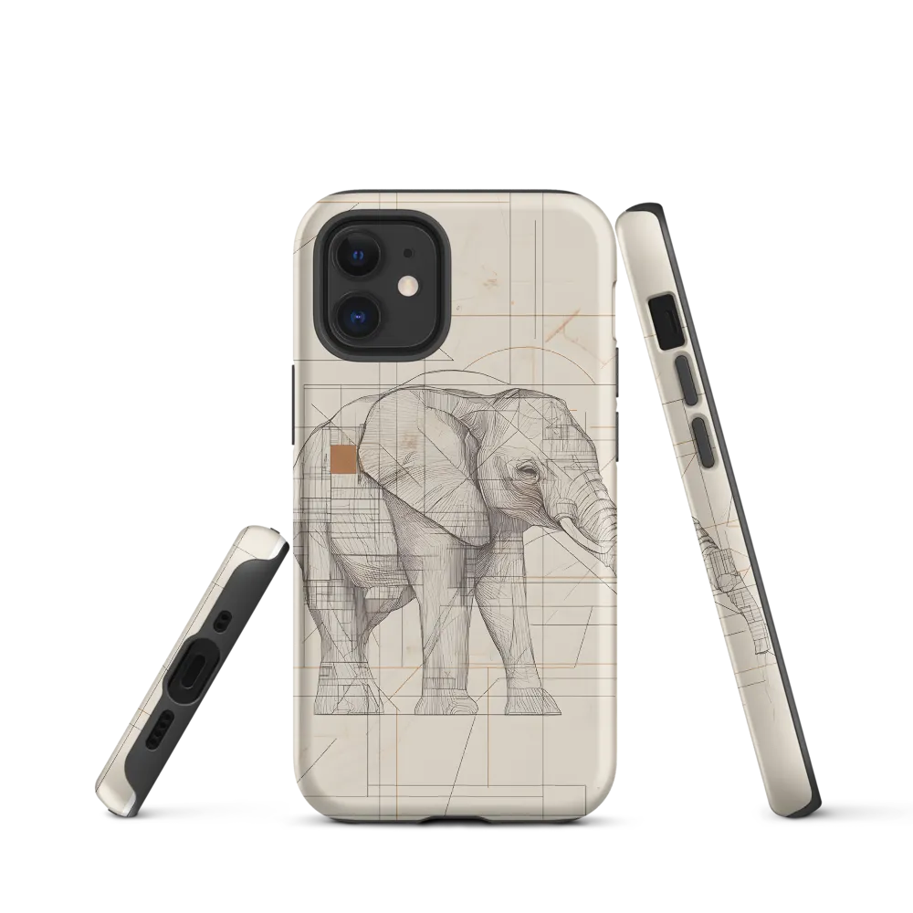 Geometric Elegance: The Steel Elephant