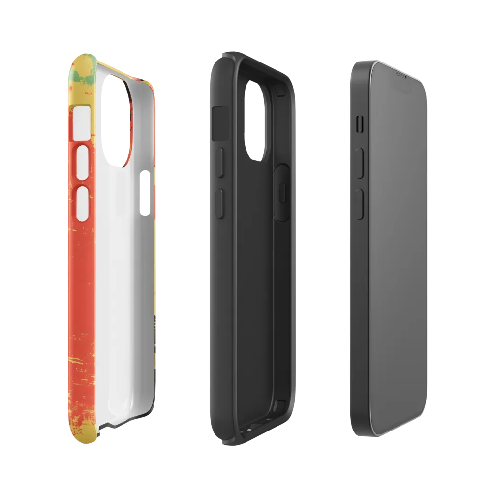 Journey to the Stars: A Retro-Futuristic Landscape | Phone Case |  13 mini | Tough Case | Glossy