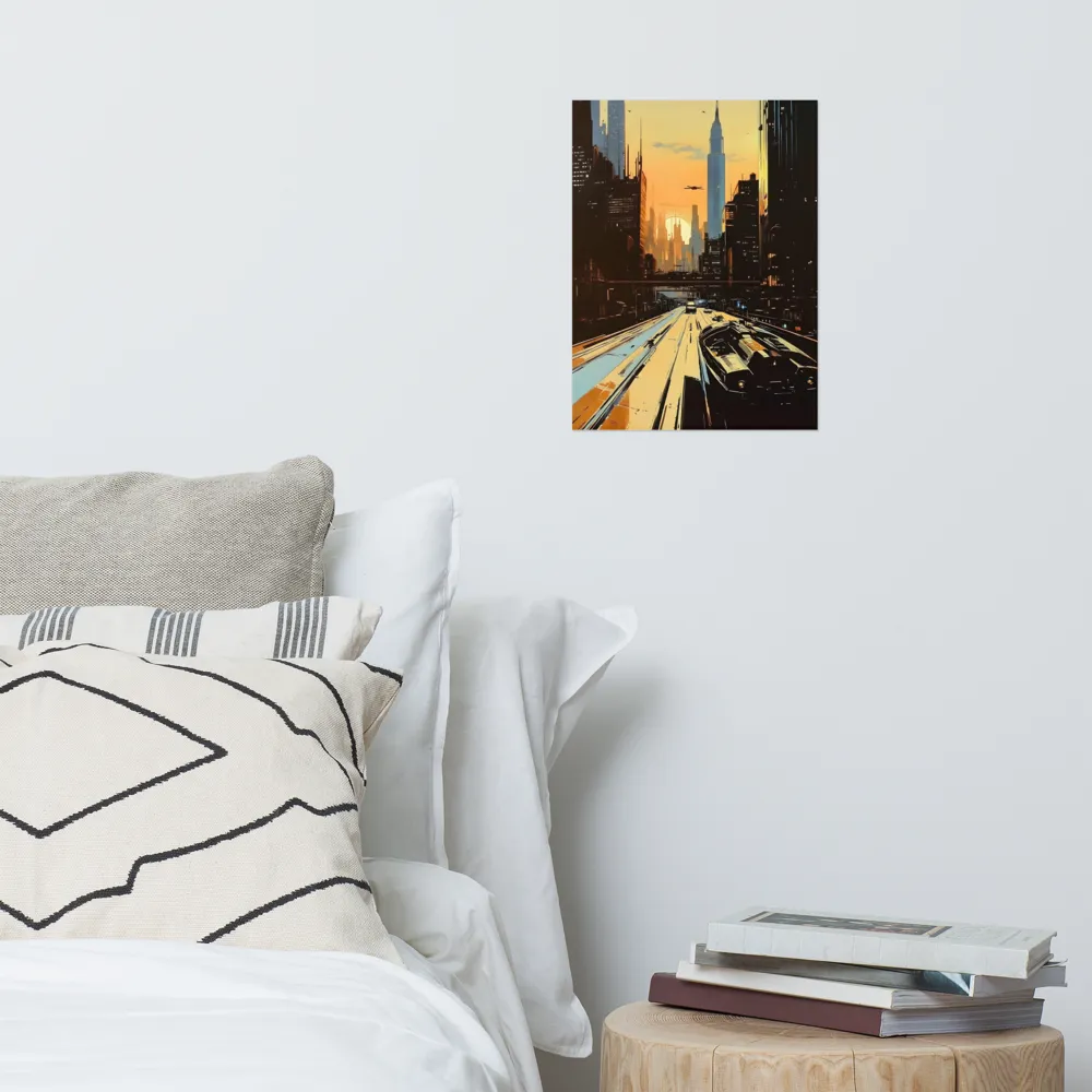 Metro Nexus: A Futuristic Cityscape | Poster | 12″×16″