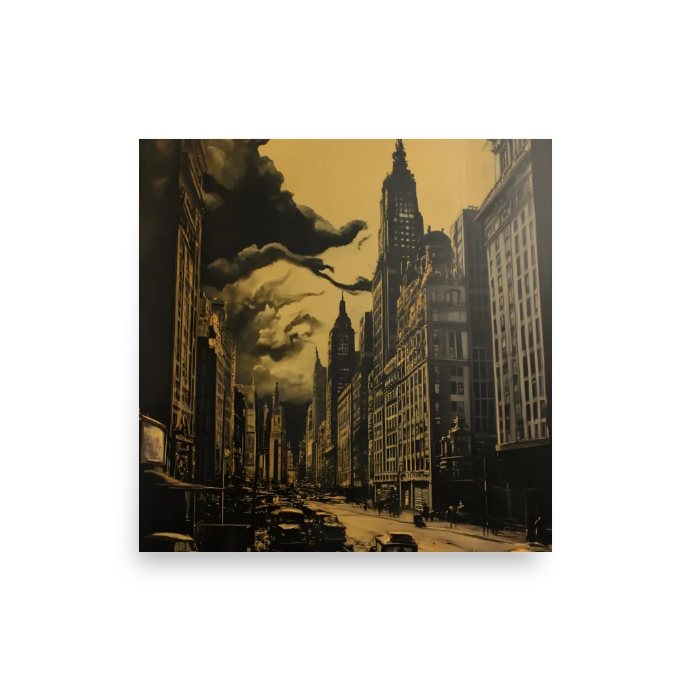 Echoes of a Forgotten Skyline | Poster | 10″×10″