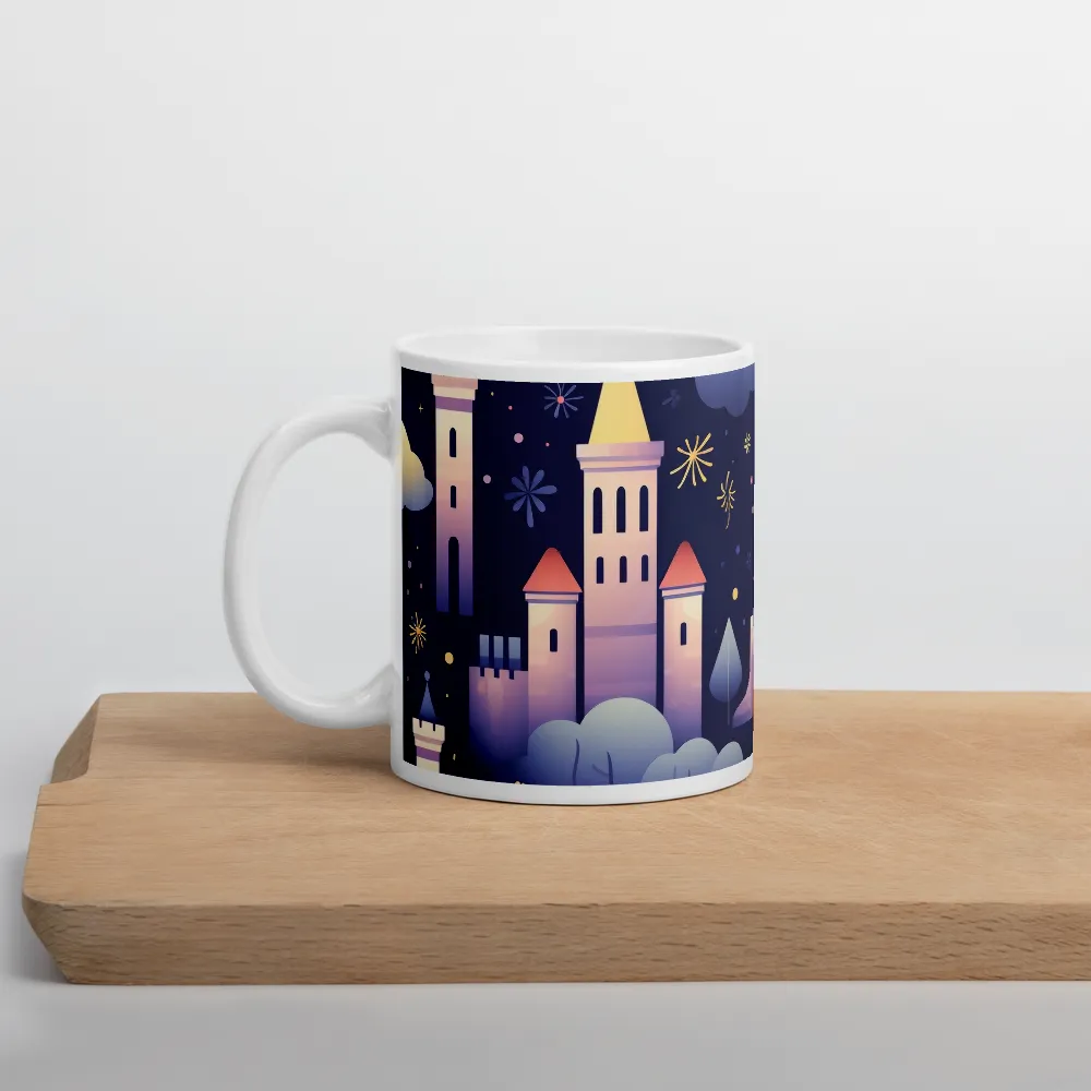 Dreamscape of Castles | Mug with White inside | 11 oz