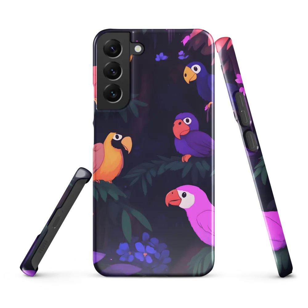 Tropical Parrot Playground | Phone Case |  S22 Plus | Snap Case | Glossy