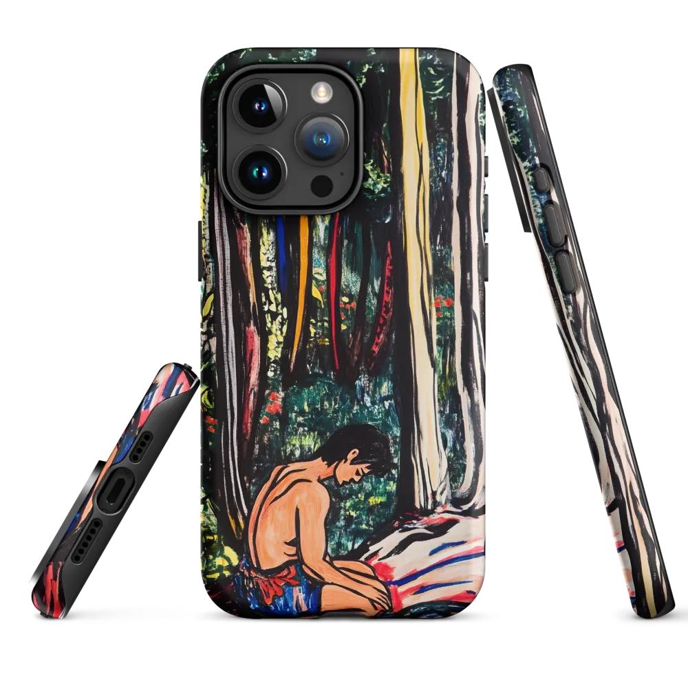 Contemplation in Nature | Phone Case |  15 Pro Max | Tough Case | Matte