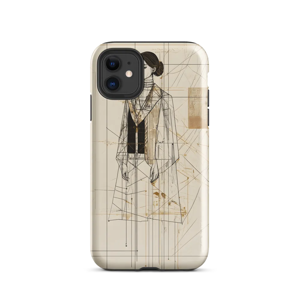 Elegance in Lines | Phone Case |  11 | Tough Case | Glossy