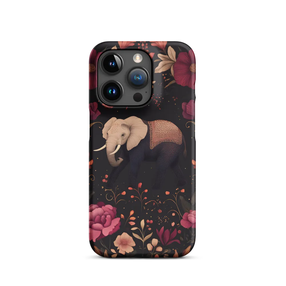 Whispers of the Wild: Elephants and Blooms