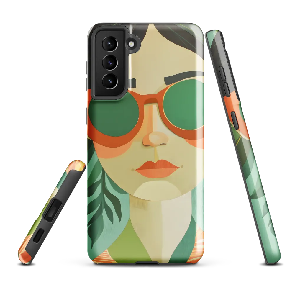 Bold Serenity: A Modern Portrait