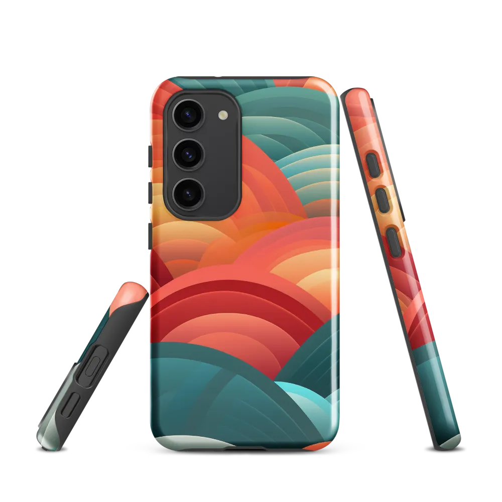 Rhythms of the Waves | Phone Case |  S23 | Tough Case | Glossy