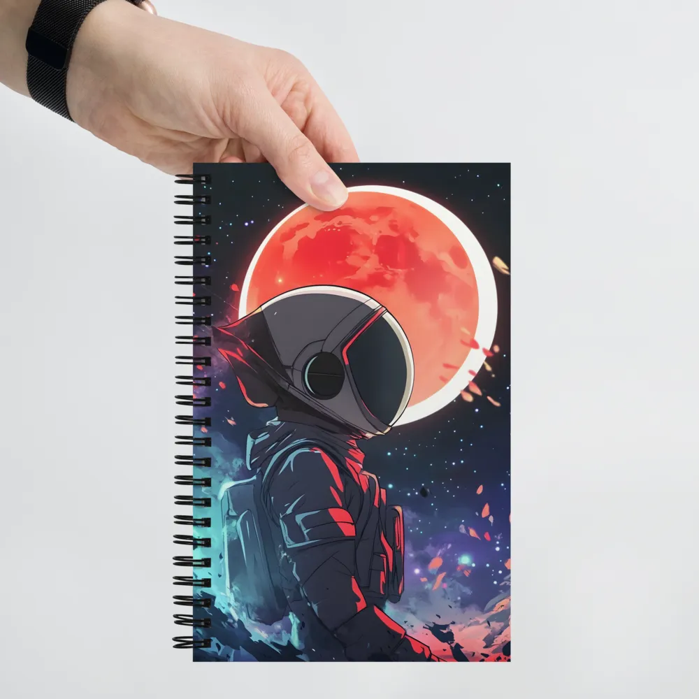 Celestial Voyage: The Dream of an Astronaut | Spiral Notebook