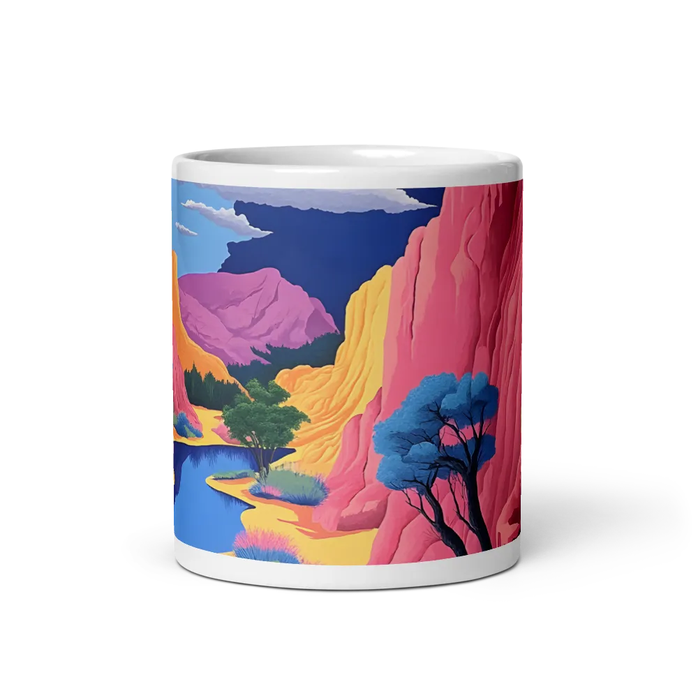 Dreamscape Oasis | Mug with White inside | 11 oz