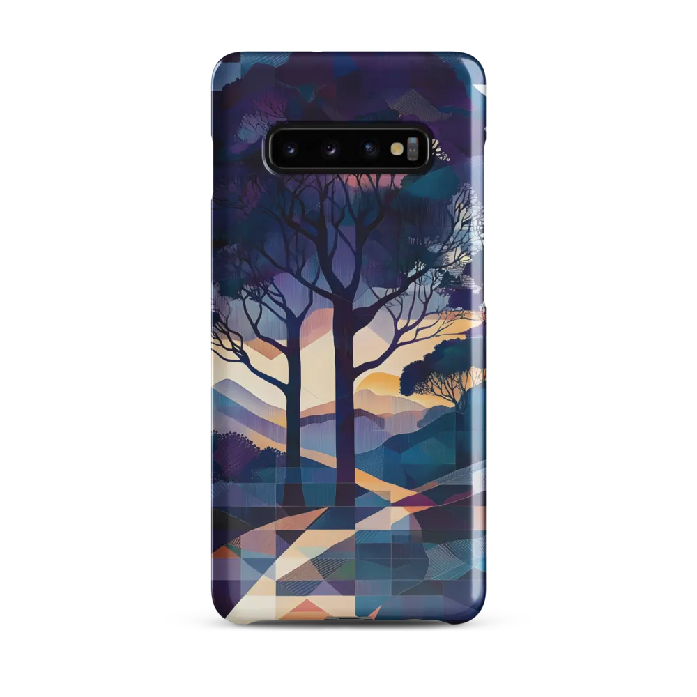 Tranquil Geometry: A Journey Through Color | Phone Case |  S10 Plus | Snap Case | Glossy