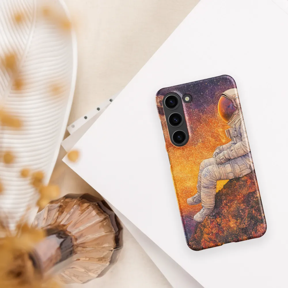 Cosmic Contemplation | Phone Case |  S23 | Snap Case | Matte