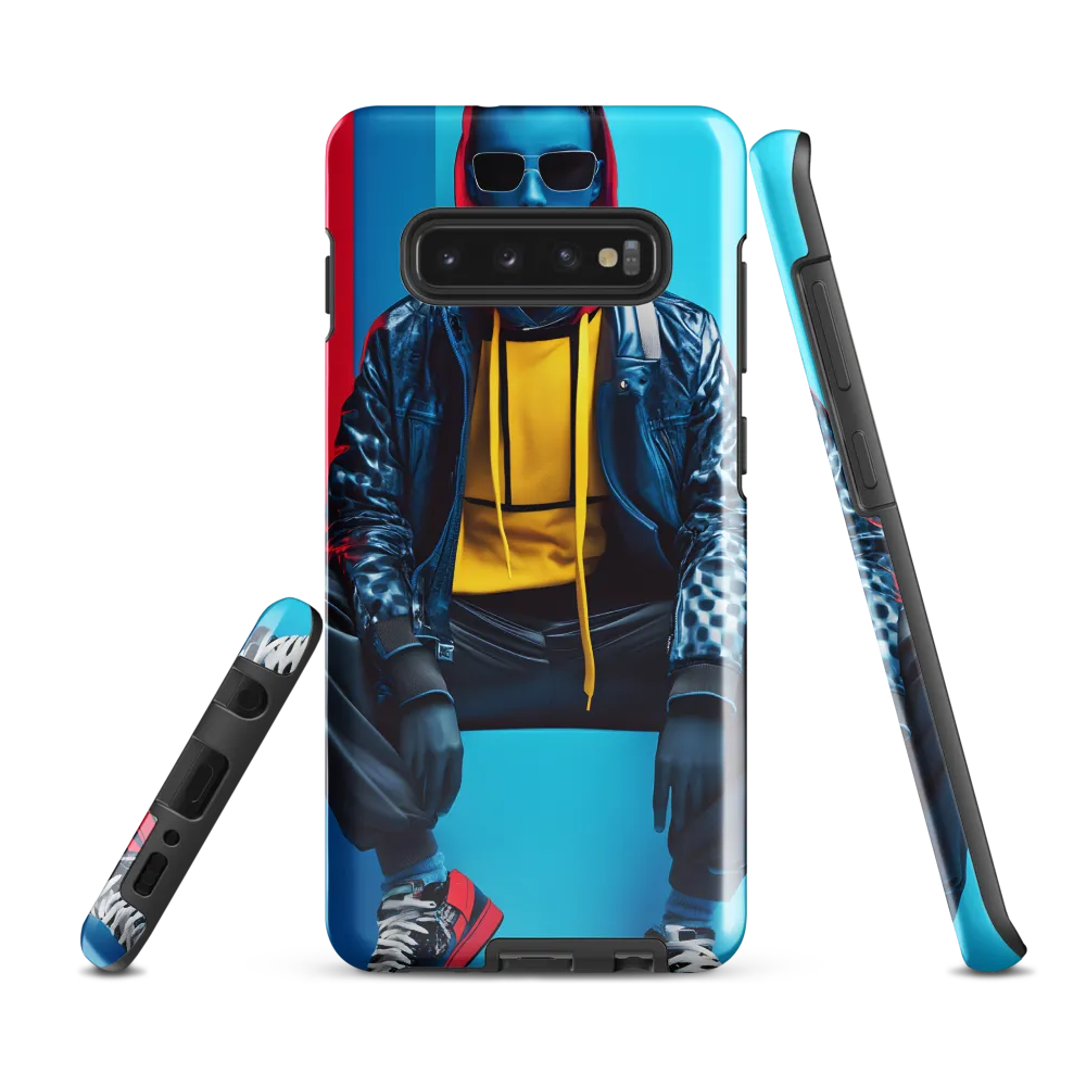 Chroma Cool: A Modern Fashion Statement | Phone Case |  S10 Plus | Tough Case | Glossy