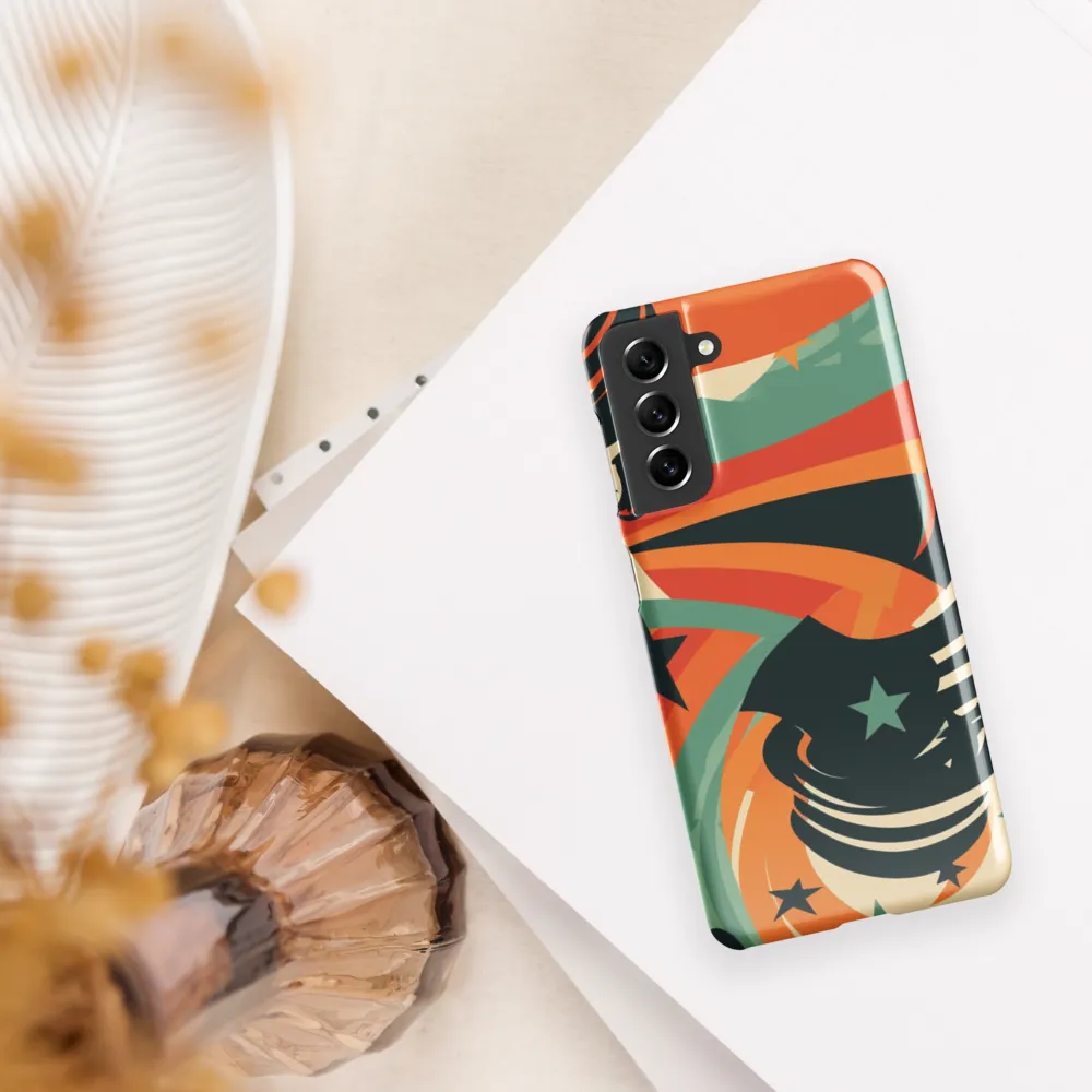 Swirls of Elegance | Phone Case |  S21 | Snap Case | Glossy