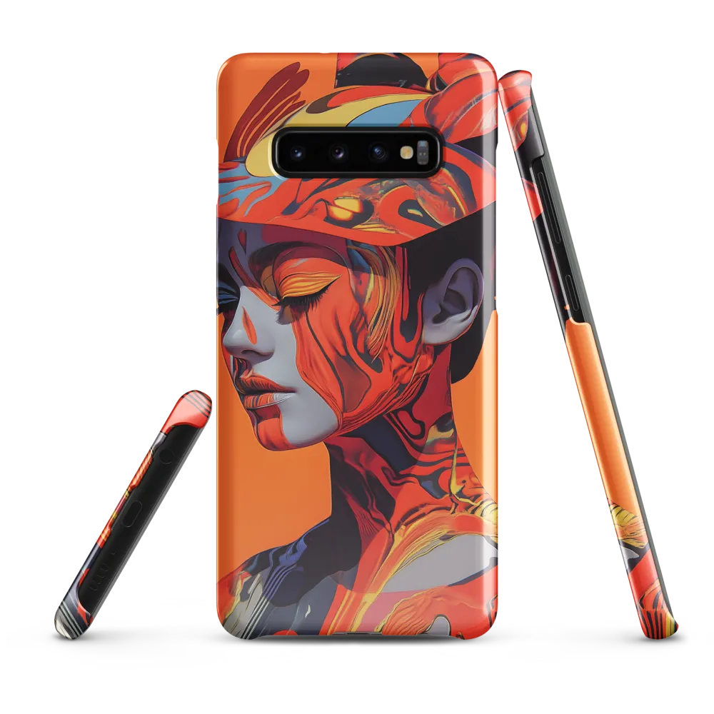 Vibrant Echoes of Identity | Phone Case |  S10 Plus | Snap Case | Glossy